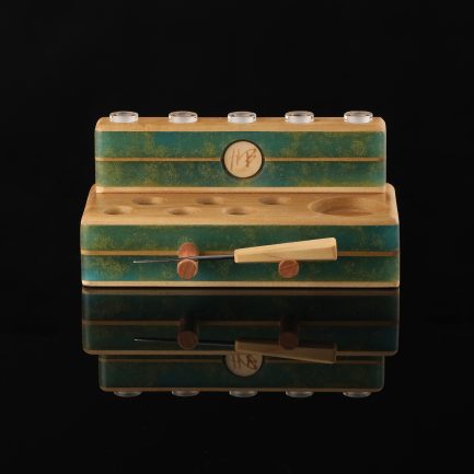 Heady Blok - Dab Station - Wood/Resin Inlay #5